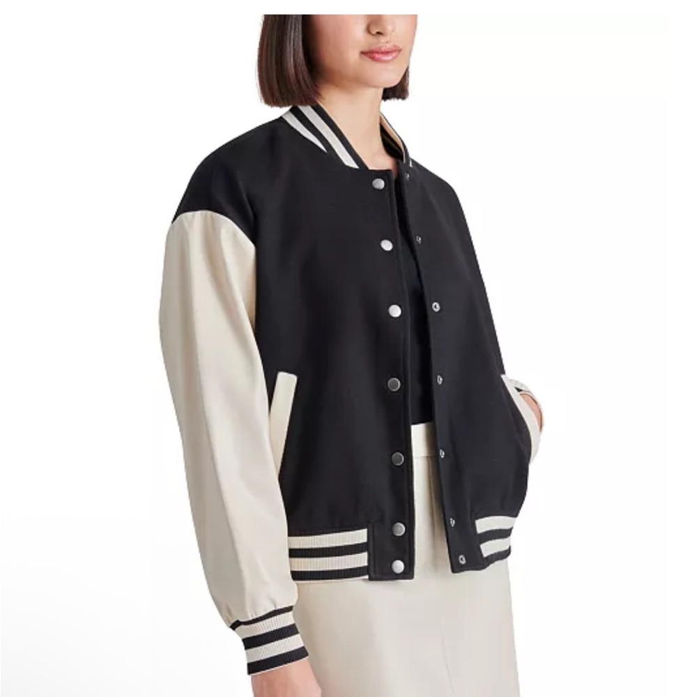 Steve Madden
Women's Alexandra Varsity Jacket. NWOT. Sz Small. PTP 21". - Picture 6 of 10